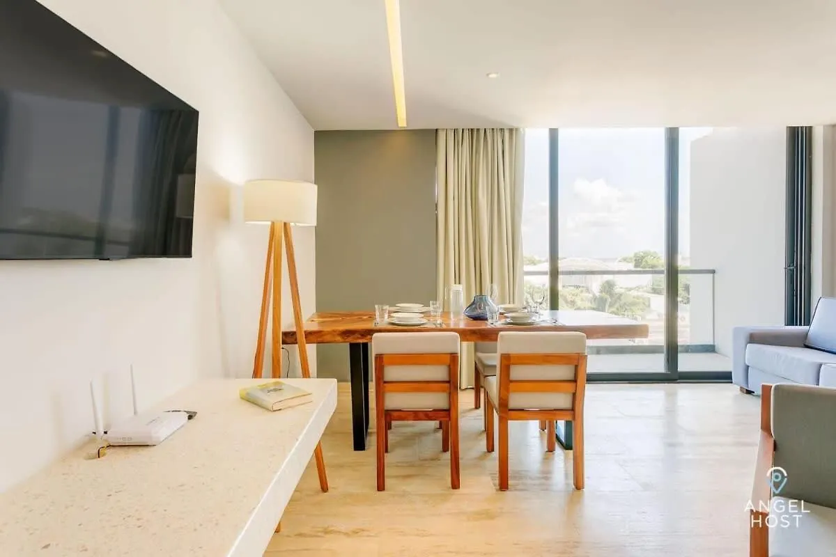 New Downtown Stay With Oceanview Roof Pool And Gym Plus Cafe Playa del Carmen Messico